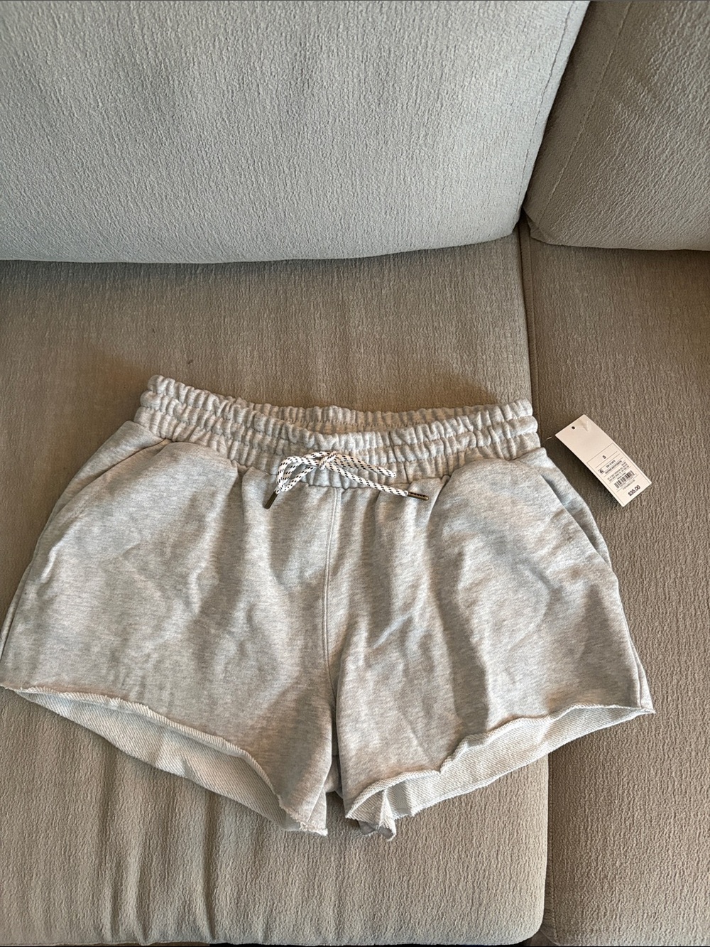 Parke for Target Light Gray Athletic Drawstring Shorts
